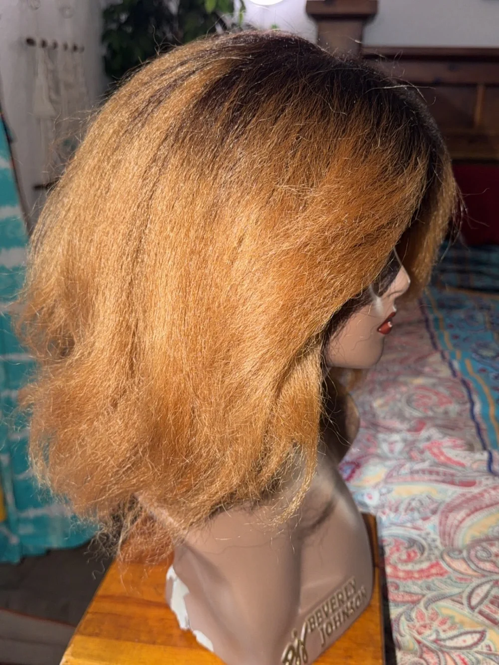 Ombre Brown to Honey Blonde Women’s Wig